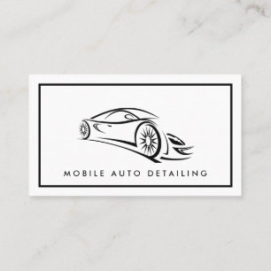 Automatisk information, Affärskortet Reparera Logo Visitkort