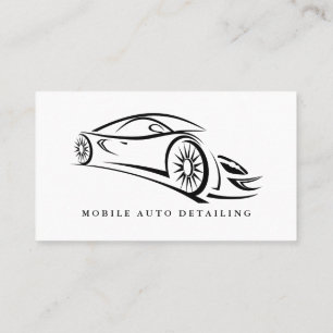 Automatisk information, Affärskortet Reparera Logo Visitkort