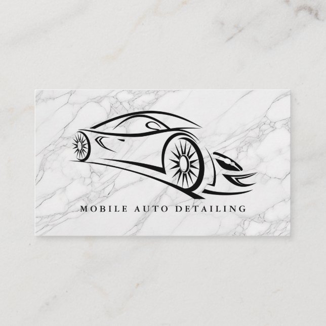 Automatisk information, Affärskortet Reparera Logo Visitkort (Baksida)