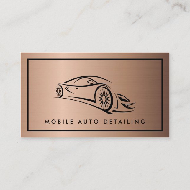 Automatisk information, Affärskortet Reparera Logo Visitkort (Baksida)