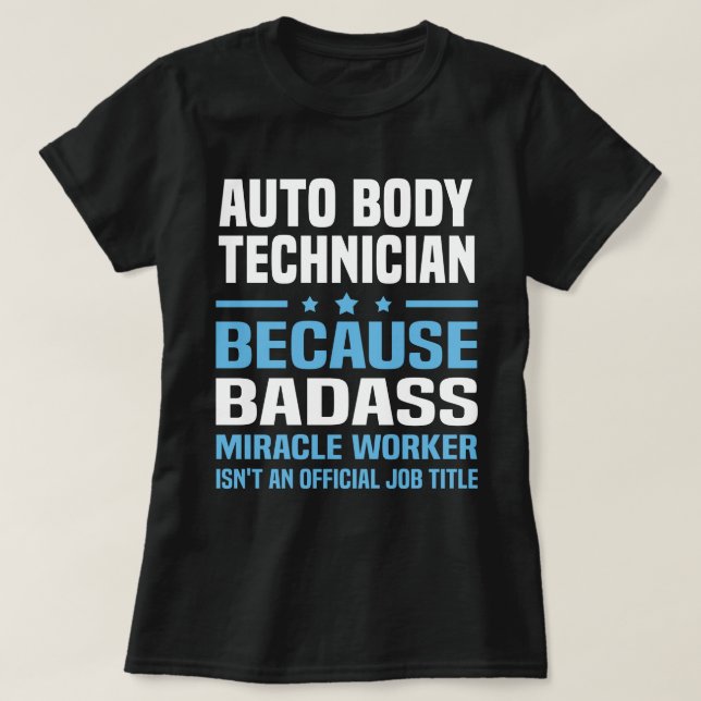 Automatisk kroppstekniker t shirt (Design framsida)