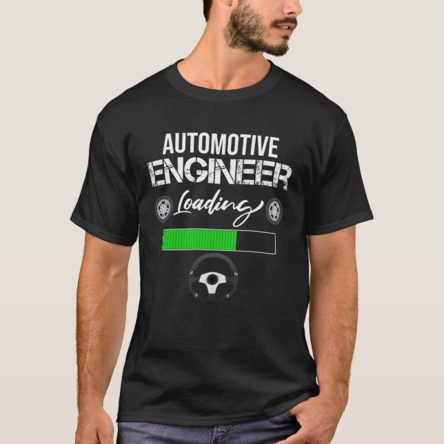 Automatisk lastning av Tees Ingenjör T Shirt (Framsida)