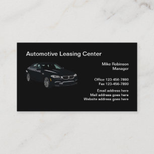 Automatisk leasing visitkort