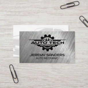Automatisk Logotyp för teknisk teknik Wrenches Visitkort