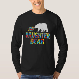Automatisk medvetandehöjdpunkt Dotter Bear Puzzle T Shirt