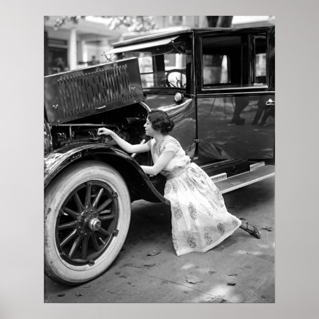 Automatisk mekanisk elegant poster (Framsidan)