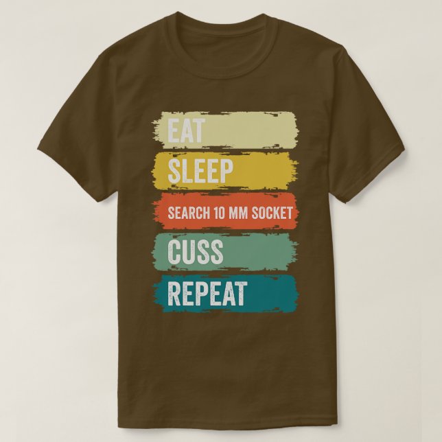Automatisk mekanisk felavtrycksfixering är 10 mm s t shirt (Design framsida)
