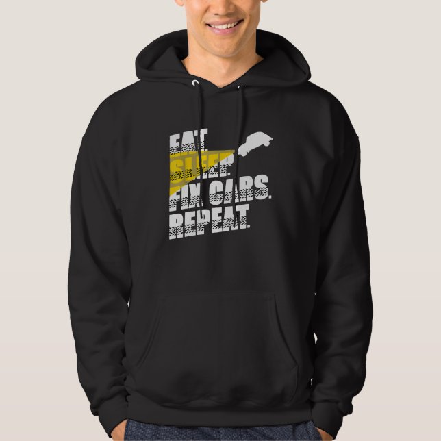 Automatisk mekanisk fordonsmekanism hoodie (Framsida)