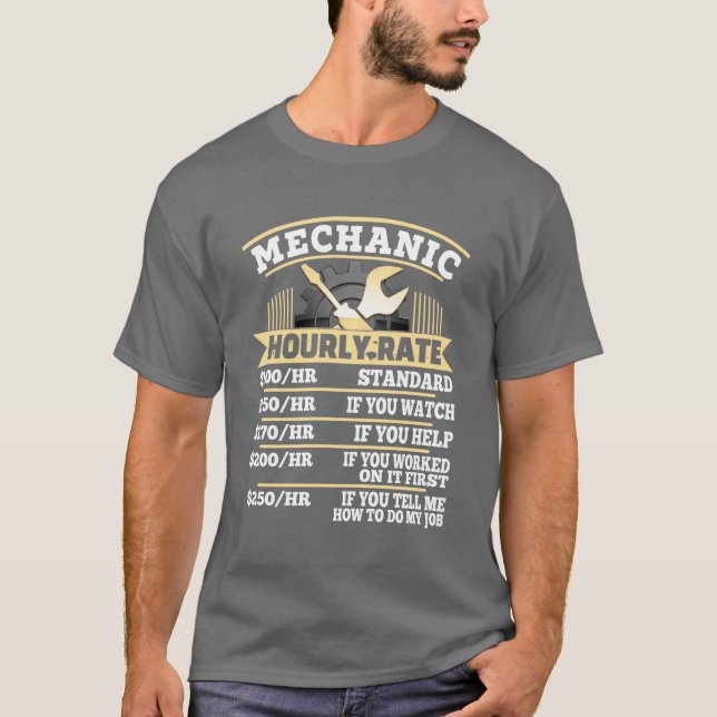 Automatisk mekanisk t-tröja t shirt (Framsida)
