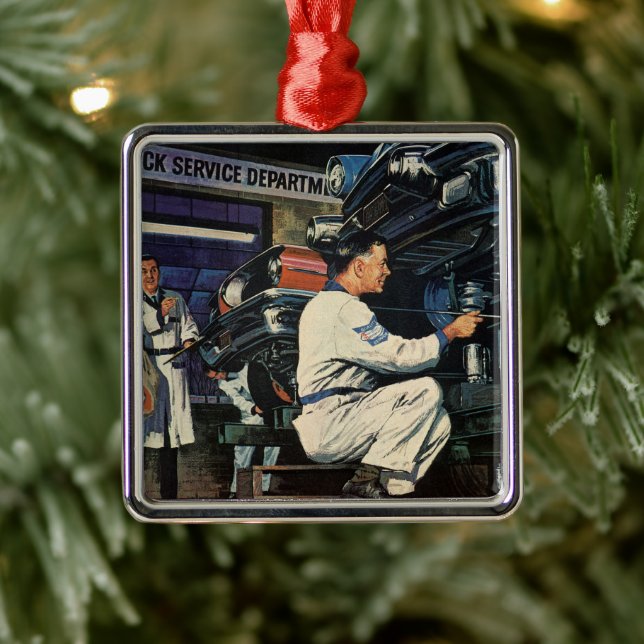 Automatisk mekanism för reparationsservice för vin julgransprydnad metall (Träd)