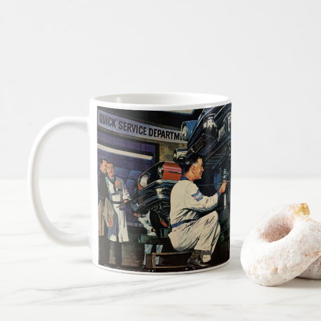 Automatisk mekanism för reparationsservice för vin kaffemugg (Med munk)