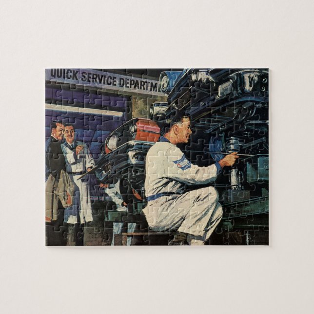 Automatisk mekanism för reparationsservice för vin pussel (Horisontell)