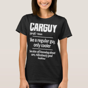 Automatisk motor i turbohjul för karguy Noun Defin T Shirt
