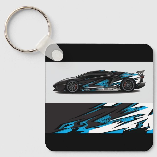 Automatisk nyckelkedja nyckelring (Framsida)