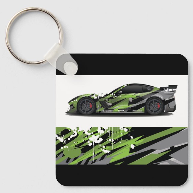 Automatisk nyckelkedja nyckelring (Framsida)