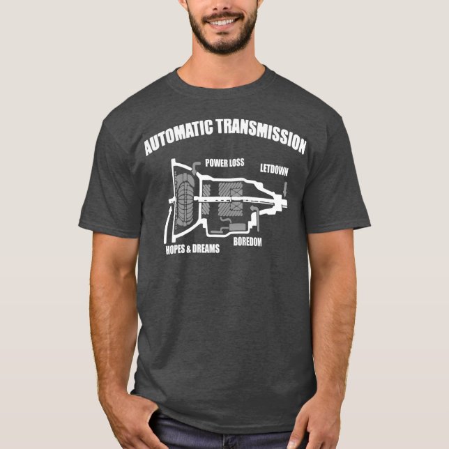 Automatisk överföringsmekanism Funny Gift T Shirt (Framsida)