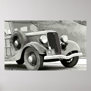 Automatisk Poster av vintage