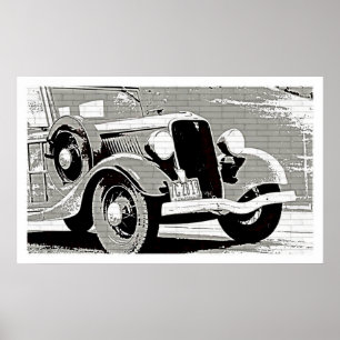 Automatisk Poster av vintage