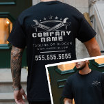 Automatisk reparation av Coola för professionell,  T Shirt<br><div class="desc">Öka bilverkets varumärke med Professionellen Auto Repair Coola Masculine Mechanic T-Shirt. Designad med en slående och manlig logotyp är den här skjortan en perfekt som blandar stil och professionalism. Den öga-infångande designen på både framsidan och baksidan visningar ditt företags logotyp och säkerställer att ditt varumärke är tydligt oavsett om dina...</div>