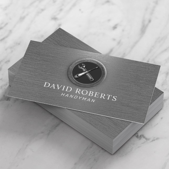 Automatisk reparation av handyman Maintenance Serv Visitkort (Skapare uppladdad)