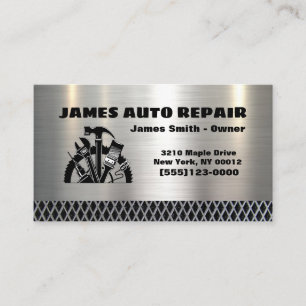 Automatisk reparation av Metall Verktyg med automa Visitkort