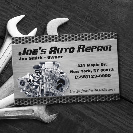 Automatisk reparation av motordrivna bilar visitkort