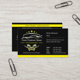 Automatisk reparation av professionell, automatisk visitkort
