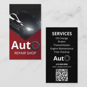 Automatisk reparation av professionell - QR-kod Visitkort