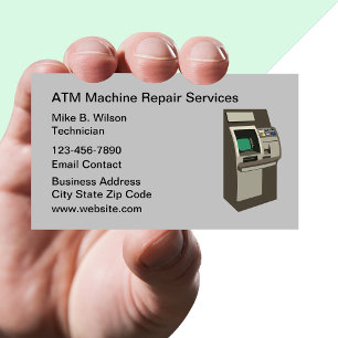 Automatisk reparation av Teller Maskin Visitkort