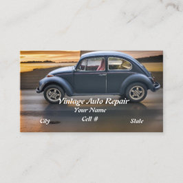 Automatisk reparation av vintage - företag visitkort