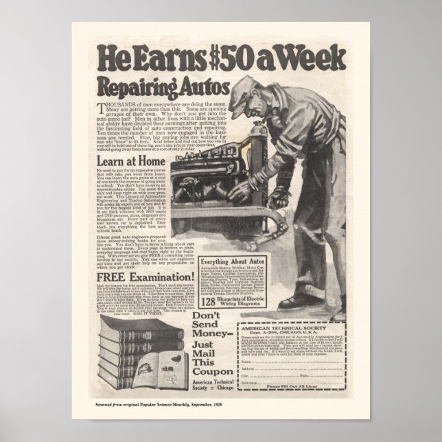 Automatisk reparation av vintage och Poster (Framsidan)