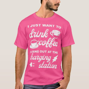 Automatisk sportbil för kaffeladdning i Station G T Shirt