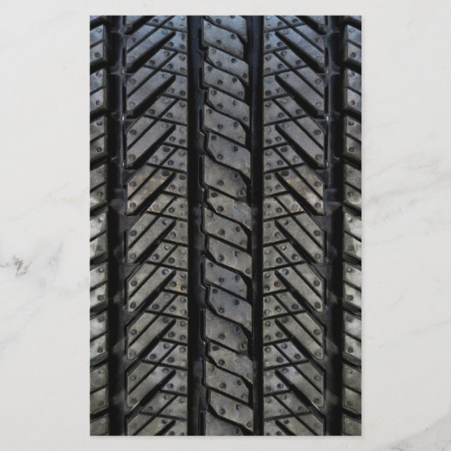 Automatisk struktur för Rubber däckstil Brevpapper (Framsida)