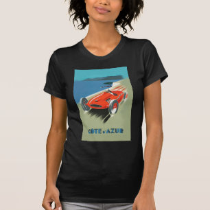 Automatisk Tävla för vintage T-shirt