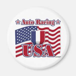 Automatisk Tävla USA Magnet