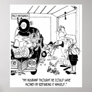 Automatisk Tecknad 9204 Poster