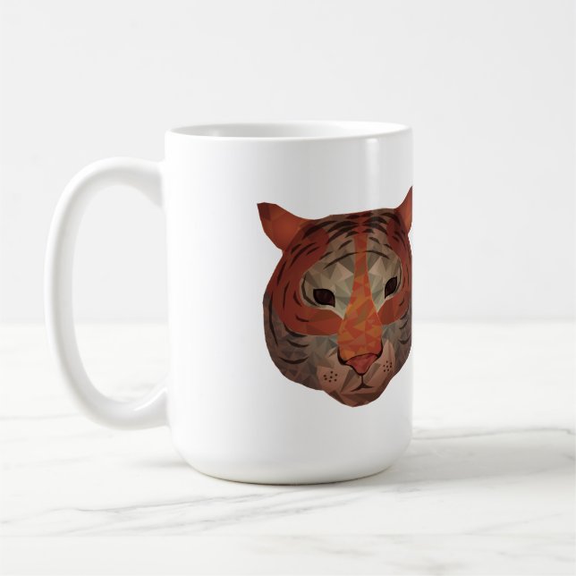 Automatisk tiger kaffemugg (Vänster)