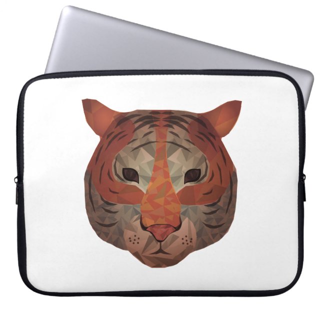 Automatisk tiger laptop fodral (Framsidan)