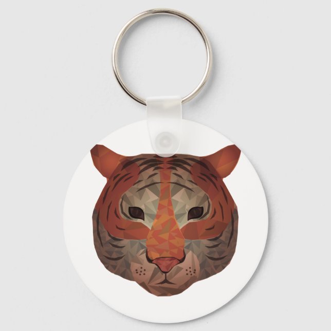 Automatisk tiger nyckelring (Framsida)