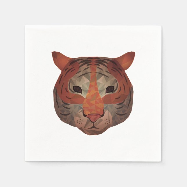 Automatisk tiger pappersservett (Framsidan)