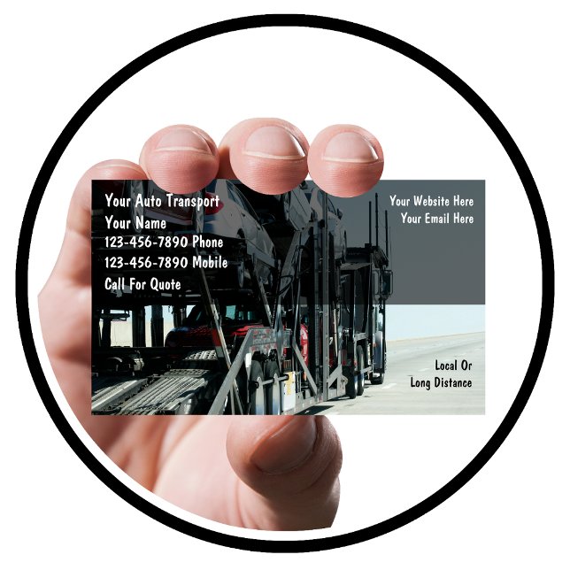 Automatisk transport av Affärskort Visitkort (Skapare uppladdad)