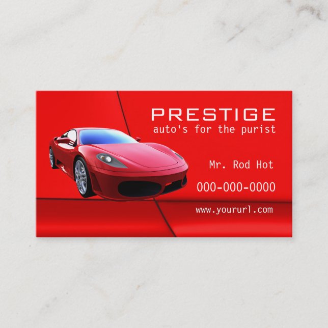 Automatisk visitkort för bransch #7 (Framsida)