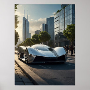 Automatisk Wow! Futuristiska Kar 03 Poster