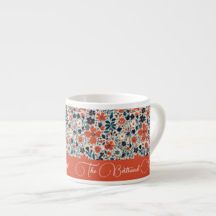 Automatiska Blommigtar för matrisåterföring (Cute Espressomugg