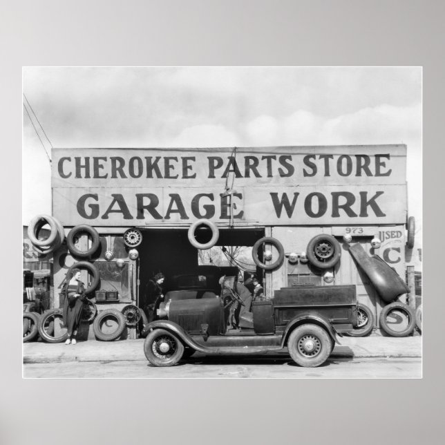 Automatiska delar av Cherokee: 1936 Poster (Framsidan)