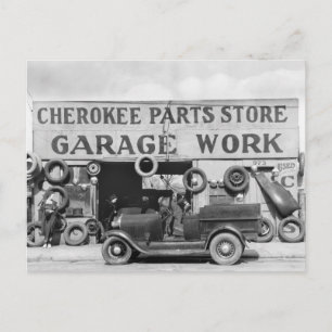 Automatiska delar för Cherokee: 1936 Vykort