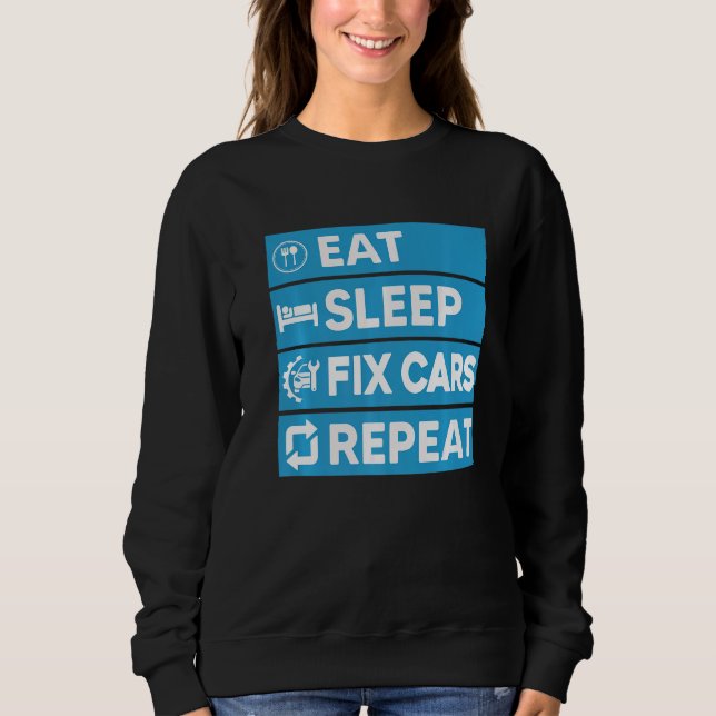Automatiska mekaniska idéer Upprepa viloläge T Shirt (Framsida)