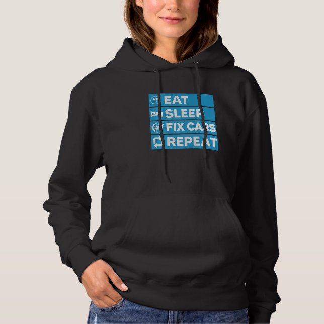 Automatiska mekaniska idéer Upprepa viloläge T Shirt (Framsida)