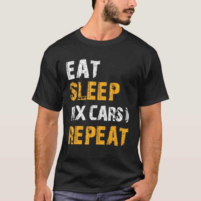 Automatiska mekaniska idéer Upprepa viloläge T Shirt (Framsida)