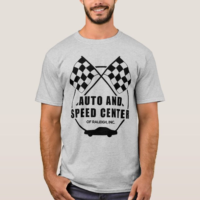 Automatiskn och rusar centrerar T-tröja T Shirt (Framsida)
